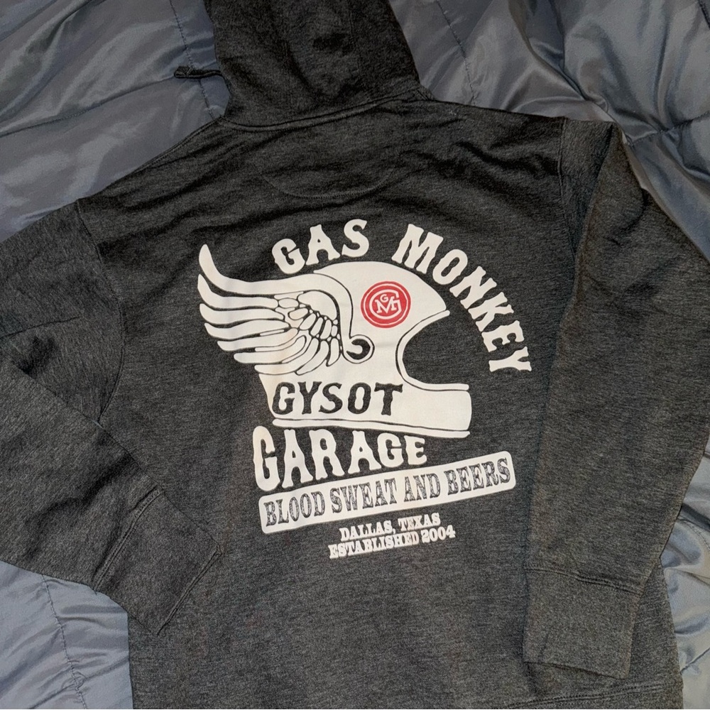 NWOT Gas Monkey Garage Protection Zip Hoodie